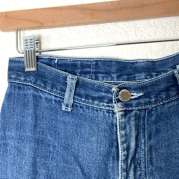 Brittania | Vintage High waisted wide leg jeans no front pockets size 25… - Picture 6 of 10